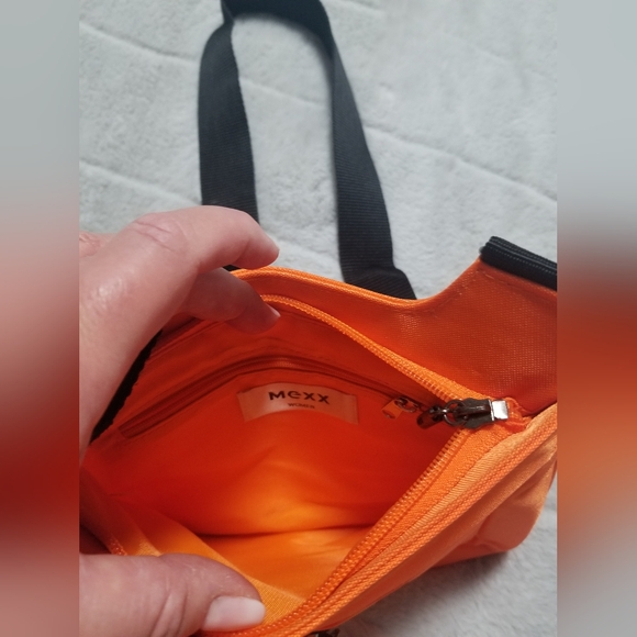 MEXX Neon Orange Crossbody Bag Vintage - Picture 4 of 8